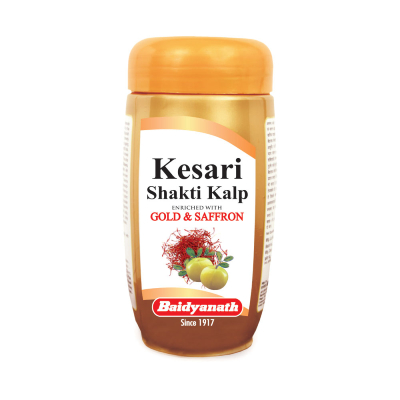 Buy Baidyanath Kesari Shakti Kalp Chyawanprash (Gold And Saffron) 500 Gm, 1 Kg Online - Baidyanath