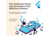 Hire Dedicated Flutter App Developers - WebClues Infotech