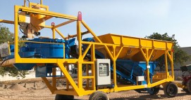 Compact Design Mobile Concrete Batching Plant Manufacturer