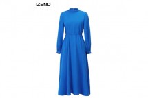 IZEND clothes -blue silk dress