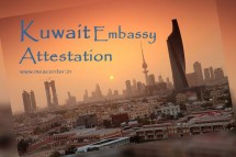 Certificate attestation for kuwait in Bangalore