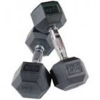 Rubber Dumbbell for sale and Hex Dumbbell