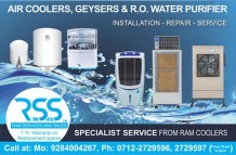Air Cooler, RO, Geyser Service and Repair in Nagpur | Ram Services and Sales