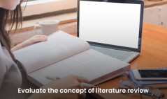 Evaluate the concept of literature review