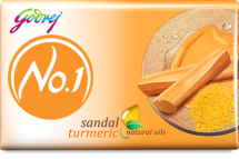 Buy Sandal And Turmeric Soap - Best Soap For Oily Skin | Godrej No.1