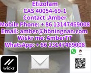 Etizolam CAS 40054-69-1  cheap price and good quality! Welcome to consult!