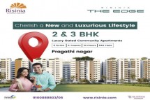 2 and 3 Bhk Apartments For Sale In Pragathi Nagar | The Edge by Risinia