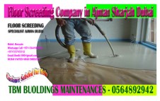 Concrete Floor screed Contractor in Ajman Dubai Sharjah 0564892942