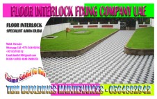 Supply and Installation Floor Interlock Fixing Company in ajman sharjah dubai