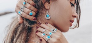 Buy Sterling Silver Turquoise Ring at Wholesale Prices from Rananjay Exports