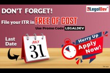 Legal Dev Offer Special Coupon Code For Free ITR Filing