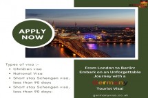 From London to Berlin: Embark on an Unforgettable Journey with a German Tourist Visa!
