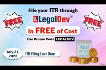 Legal Dev Provide Free ITR Filing Coupon Code in India