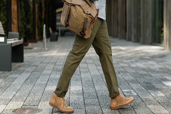 American Tall Travel Pants: Carman Tall Men Traveler Grey Pant