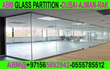 Glass Partition Contractor Ajman Dubai Sharjah 0569082477