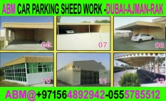 Car Parking Shade Fabric Fixing in Dubai Ajman Sharjah 0564892942
