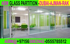 Office glass partition company in ajman dubai sharjah 0564892942