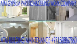 Gypsum Partition Work in UAE