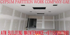 Low cost Gypsum Partition ceiling  Works in Umm Al Quwain Dubai uae