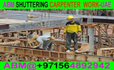 Shuttering Carpenter Work Contractor in ajman Sharjah Umm Al Quwain