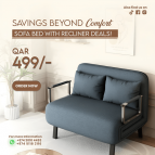 Buy Sofa Bed and Recliner Online in Qatar - Yaqeen Trading