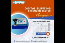 High-Quality Bursting Strength Tester Manufacturer and Supplier in India