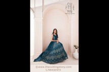 Diving into Blue Net Ethnic Fashion Trends - The Cutting Story