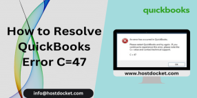 How to Fix QuickBooks Error Code C=47 from its root cause?