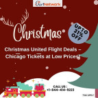 +1-844-414-9223 Christmas United Flight Deals – Chicago Tickets at Low Prices!