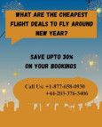 +1-877-658-0930 Cheap Flights Around New Year-Book now