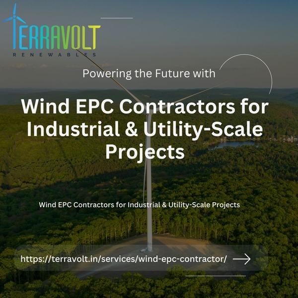 Wind EPC Contractors For Industrial & Utility-Scale Projects