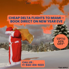 +1-844-414-9223 Cheap Delta Flights to Miami – Book Direct on New Year Eve