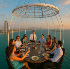 Flying Cup Dubai – “The Sky Dining Experience You’ll Never Forget”