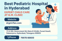 Best Pediatric Hospital in Hyderabad | Expert Child Care at G.M. Clinic