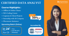 DataMites offline Data Analyst training in Mumbai