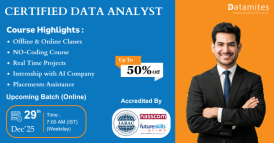 Data Analyst training in Indore with internships