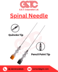 GSTC Spinal Needle Reliable Manufacturer & Exporter