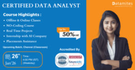 DataMites Data Analyst Course in Chennai