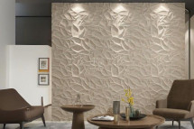 Nature-Inspired Leaves Pattern Stone Wall Panels - Stone Art By SKL