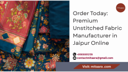 Order Today: Premium Unstitched Fabric Manufacturer in Jaipur Online