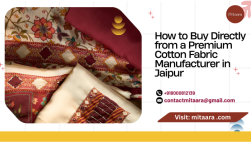 How to Buy Directly from a Premium Cotton Fabric Manufacturer in Jaipur