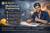 Exploring the Innovative Curriculum of B.Tech in Mechanical Engineering at SRM University AP