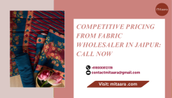 Competitive Pricing from Fabric Wholesaler in Jaipur: Call Now