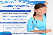 Professional Degree Attestation for Doctors & Nurses in UAE