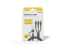 5ft 5in1 Multi Charging Cable in Retail Box
