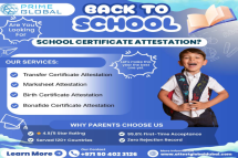 School Certificate Attestation in UAE