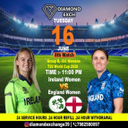 Diamond Exchange England Women vs Ireland Women Clash.