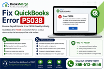 How to Fix QuickBooks Payroll Update Error PS038?