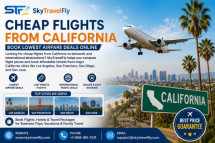 Cheap Flights from California +1-888-415-1531 | Book Lowest Airfare Deals Online