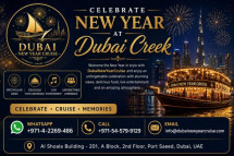 DubaiNewYearCruise Festive Waterfront New Year Party at Dubai Creek